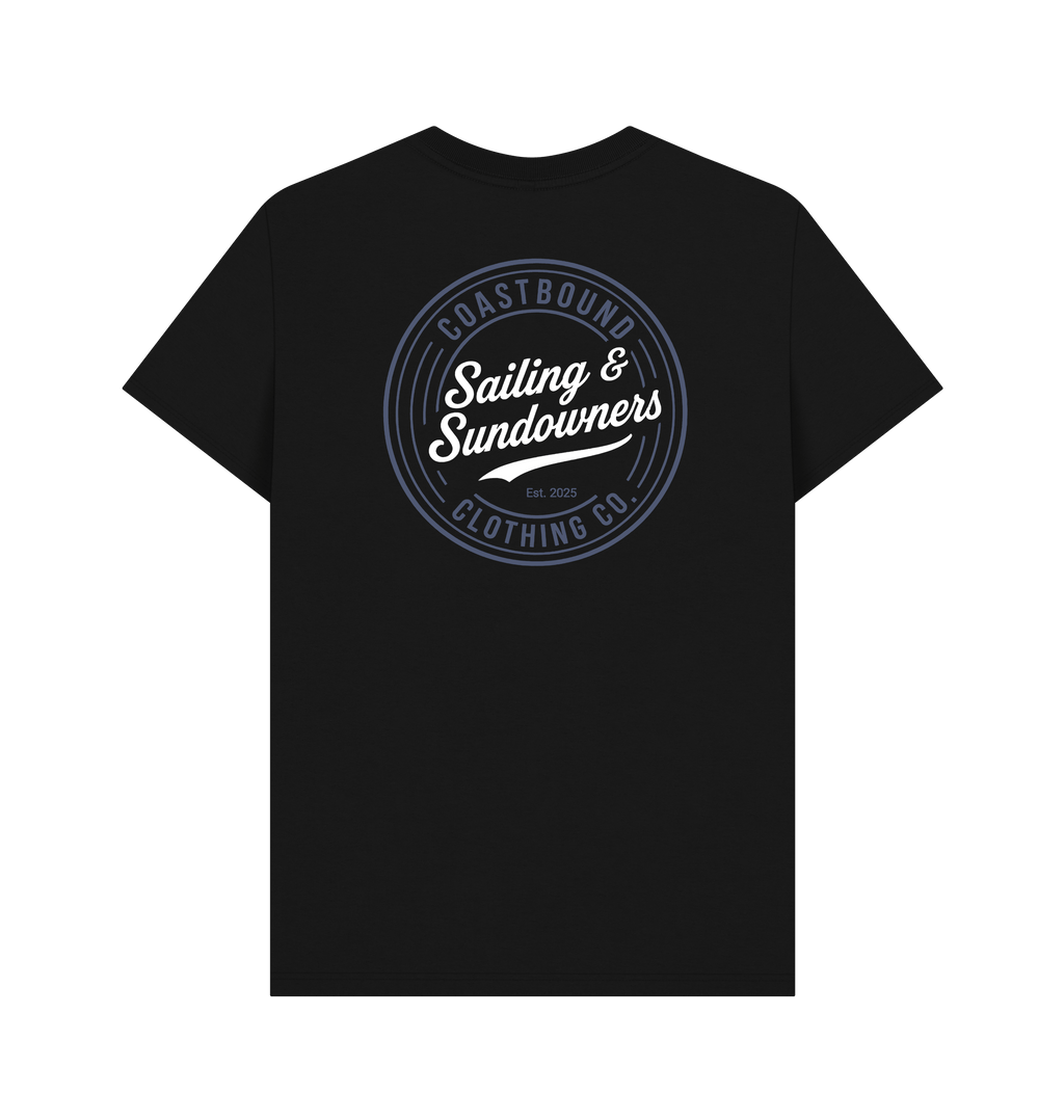 Black Printed T-shirt Back