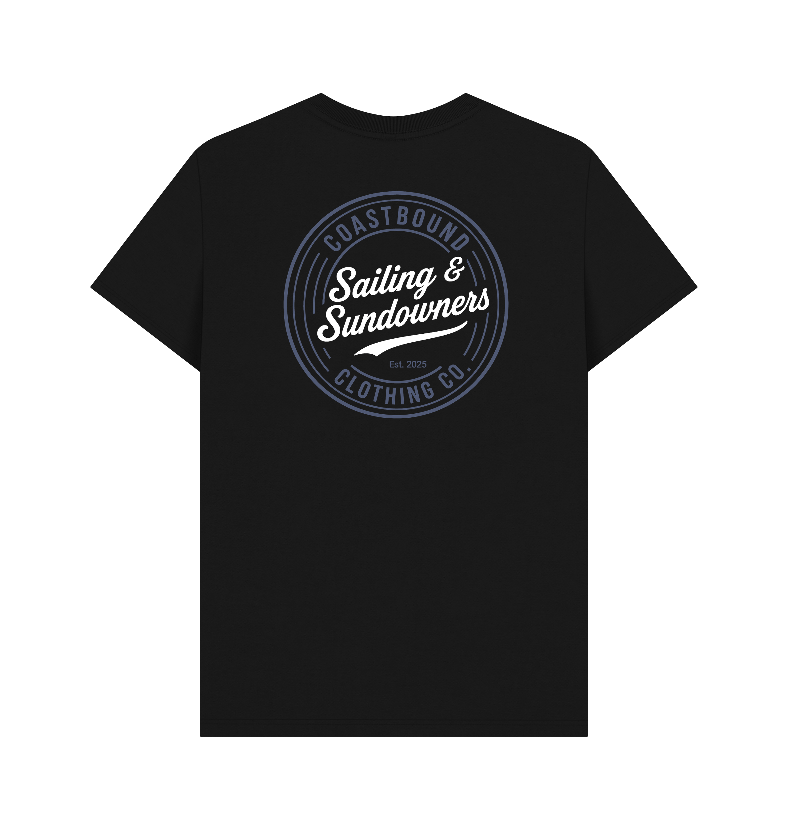 Black Printed T-shirt Back