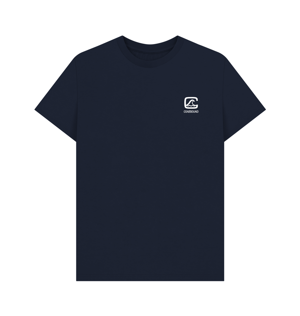 Navy Blue Printed T-shirt Front
