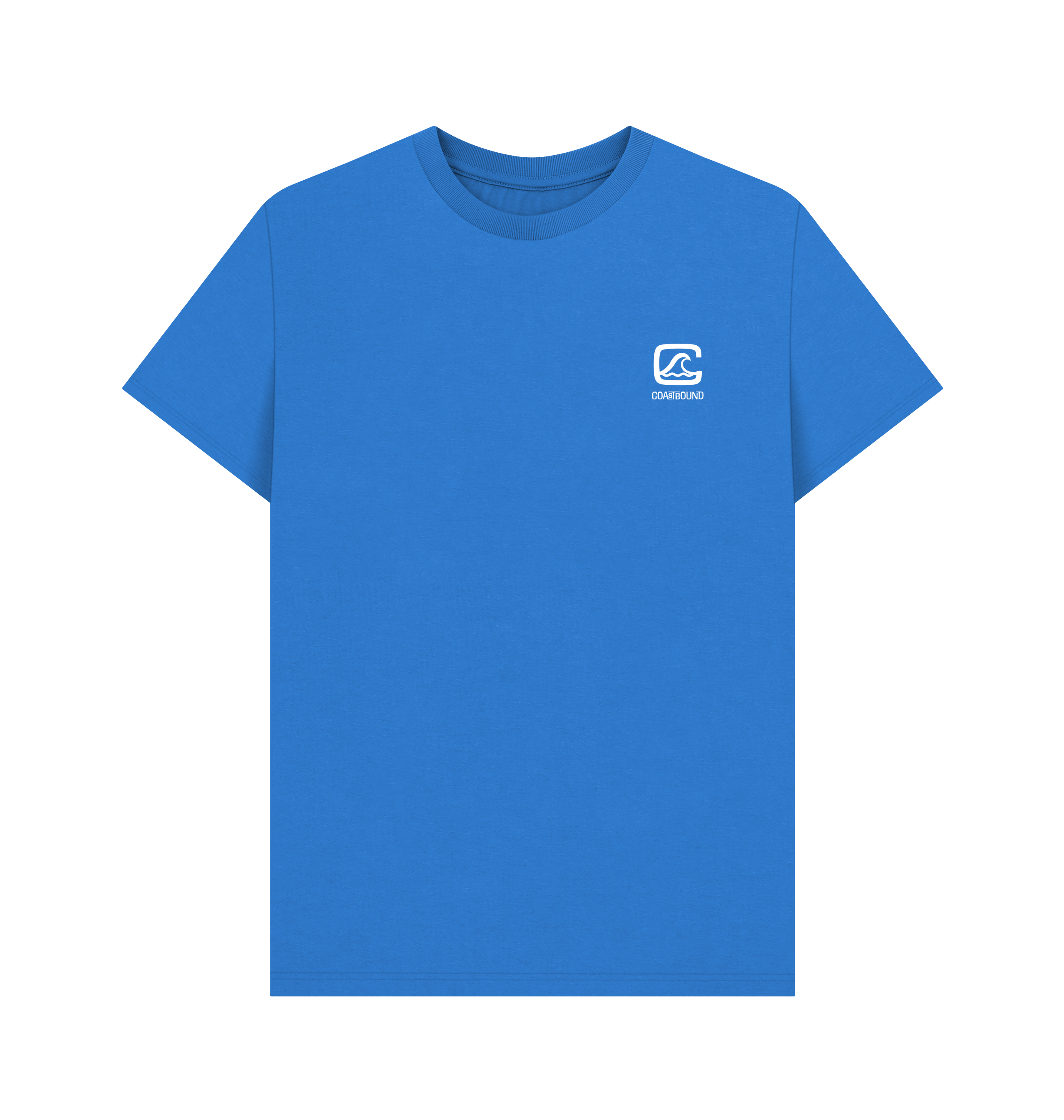 Bright Blue Printed T-shirt Front