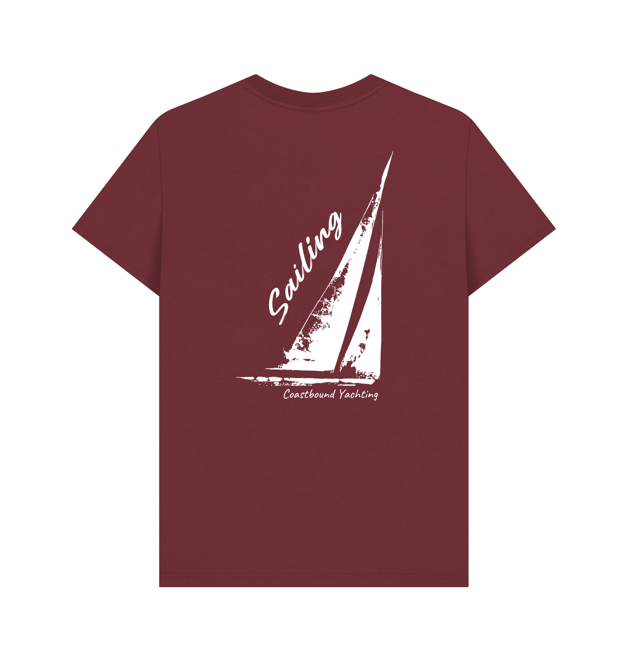 Red Wine Printed T-shirt Back