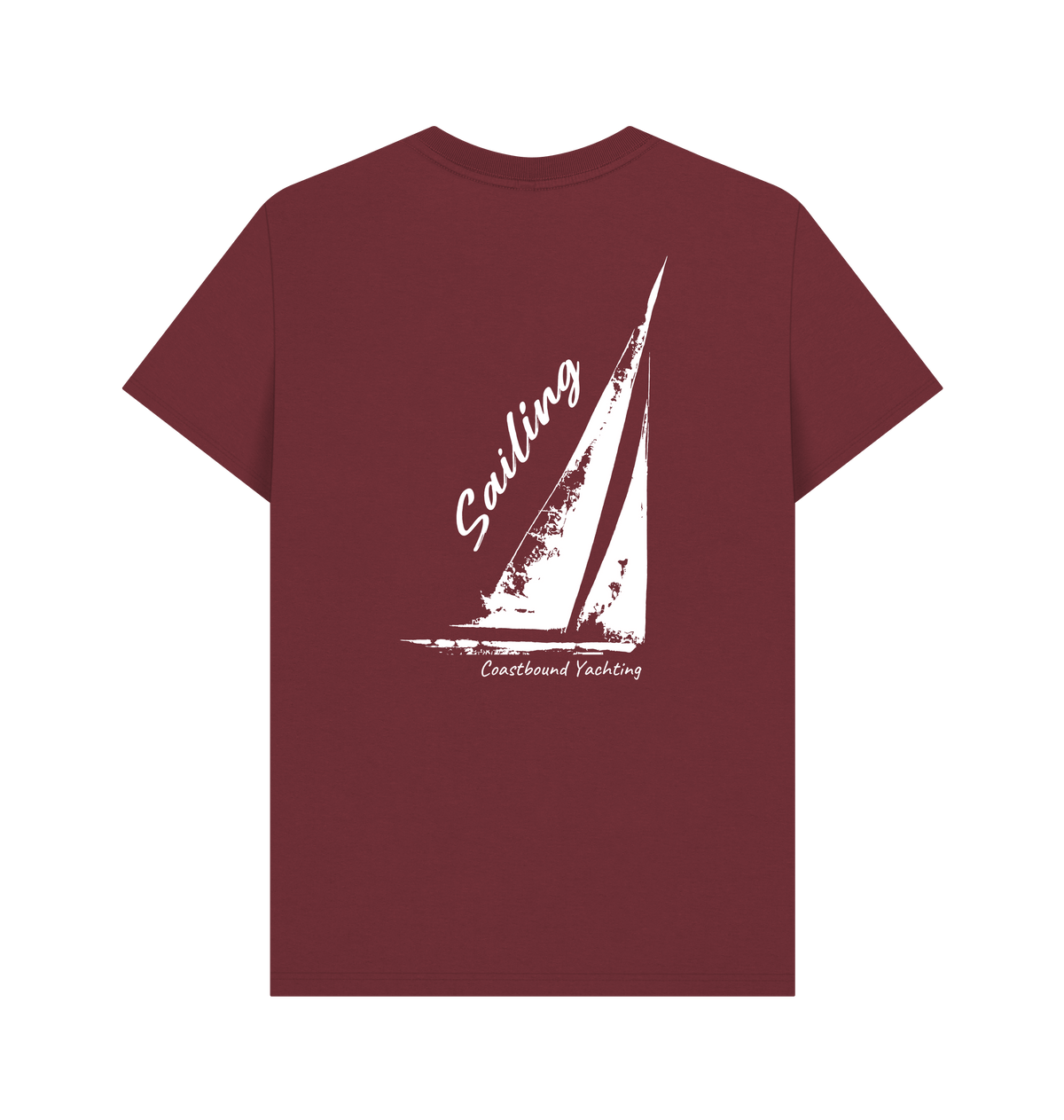 Red Wine Printed T-shirt Back