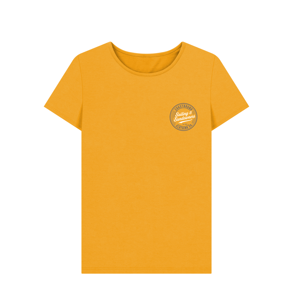 Mustard Printed T-shirt Front