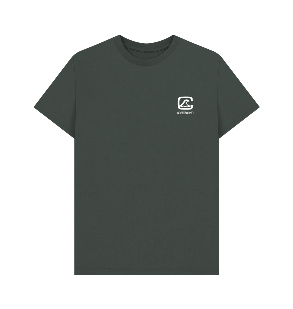 Dark Grey Printed T-shirt Front