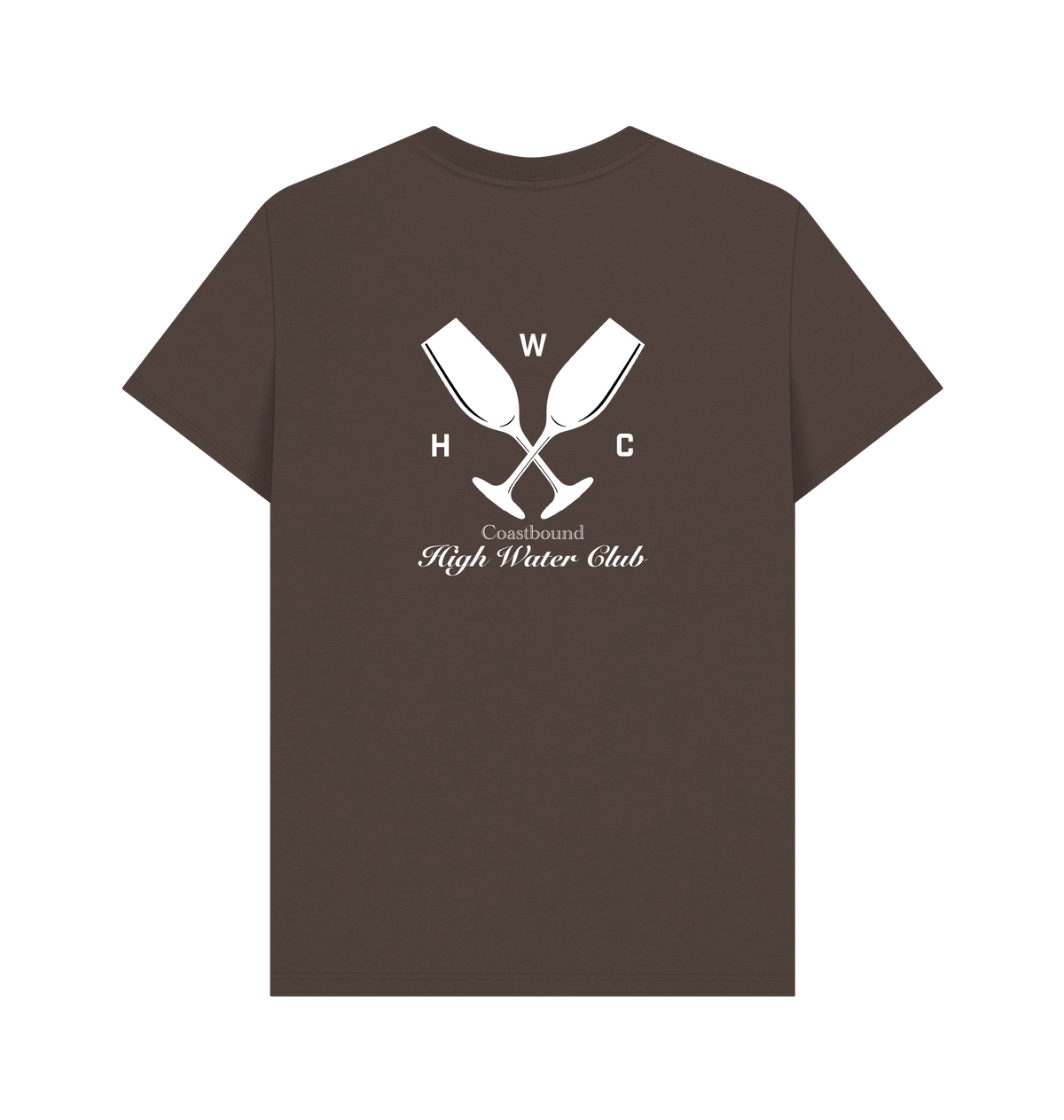 Chocolate Printed T-shirt Back