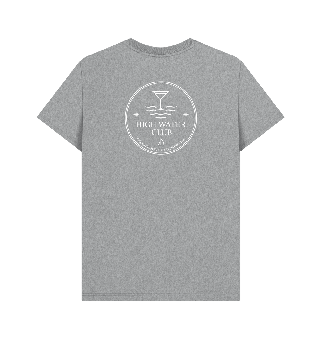Athletic Grey Printed T-shirt Back