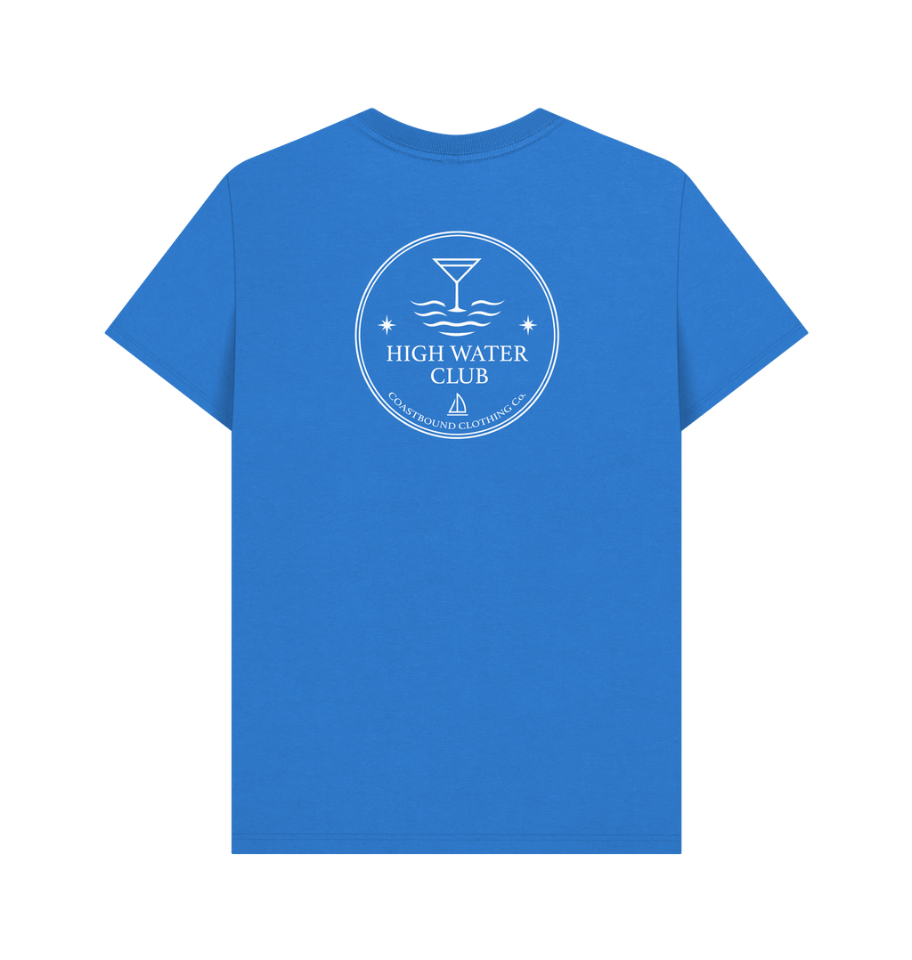 Bright Blue Printed T-shirt Back