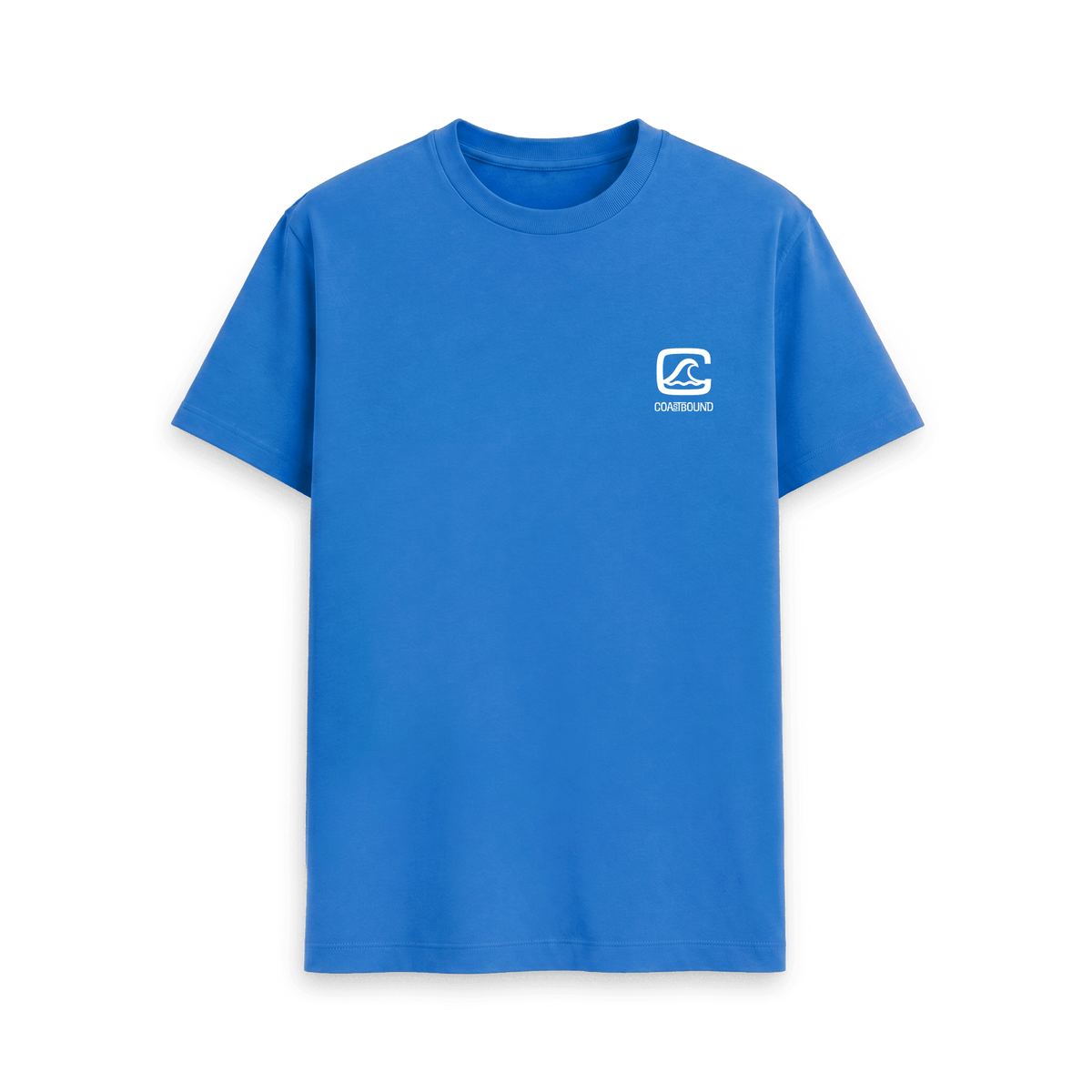 Bright Blue Printed T-shirt Front