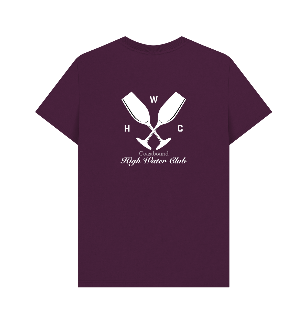 Purple Printed T-shirt Back