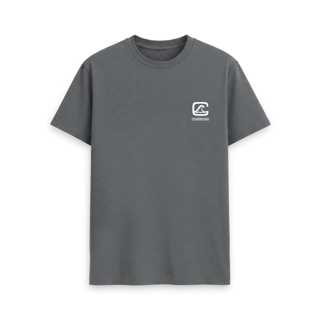 Slate Grey Printed T-shirt Front