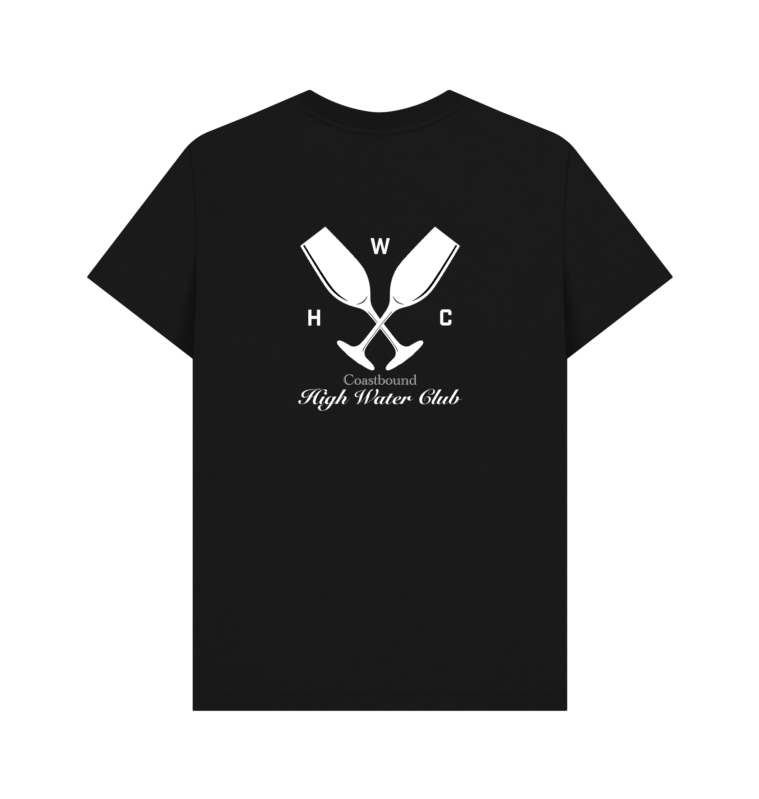 Black Printed T-shirt Back