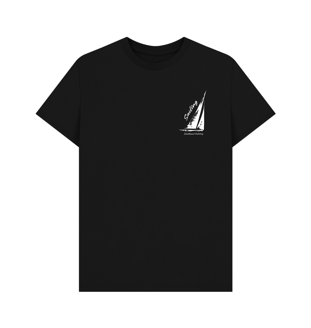 Black Printed T-shirt Front