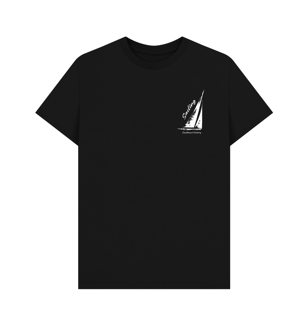 Black Printed T-shirt Front
