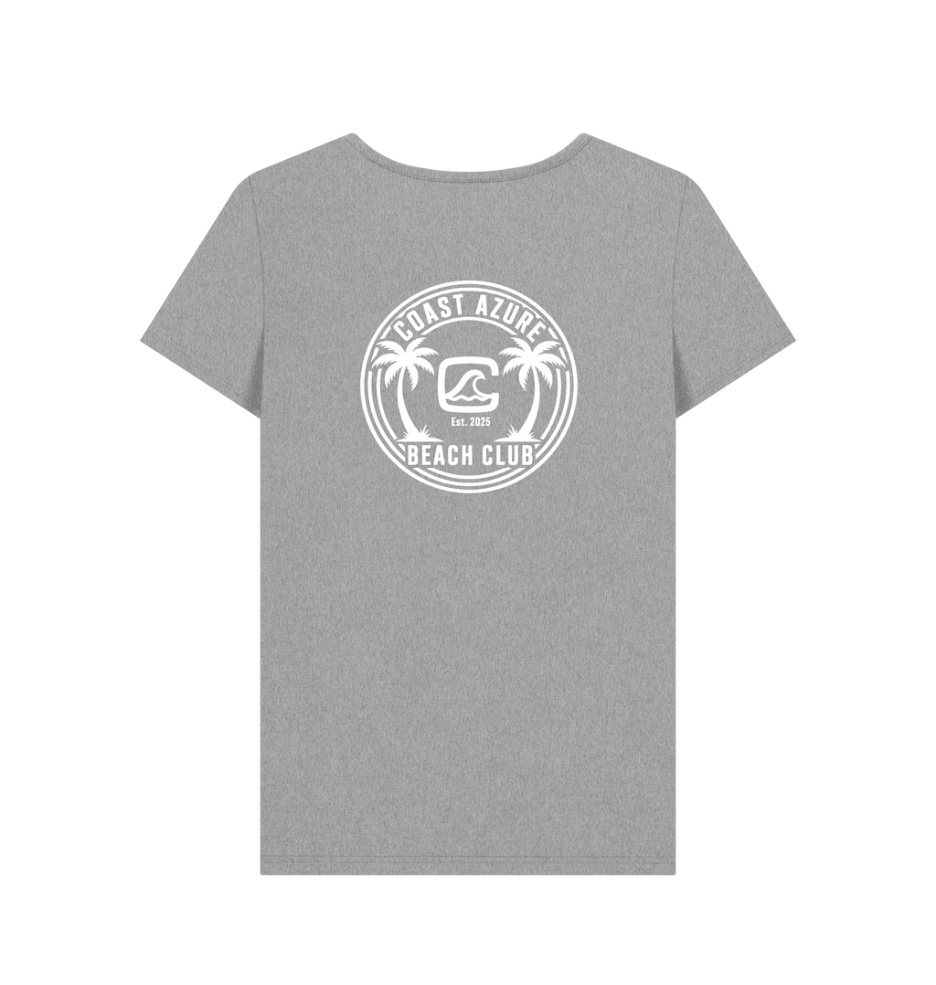 Athletic Grey Printed T-shirt Back