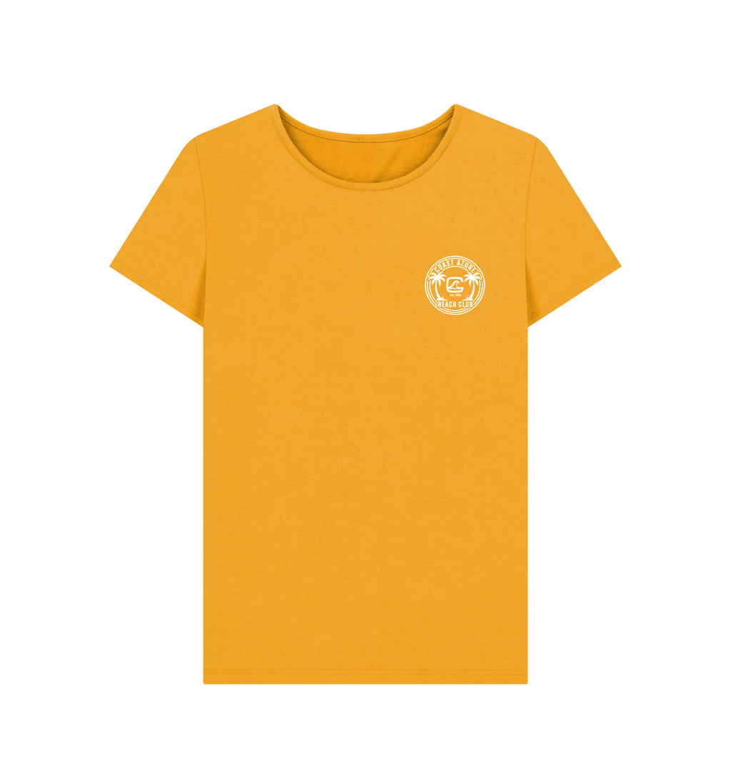 Mustard Printed T-shirt Front