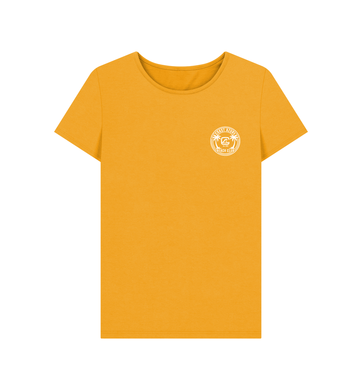 Mustard Printed T-shirt Front
