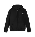 Black Zip hoody Front