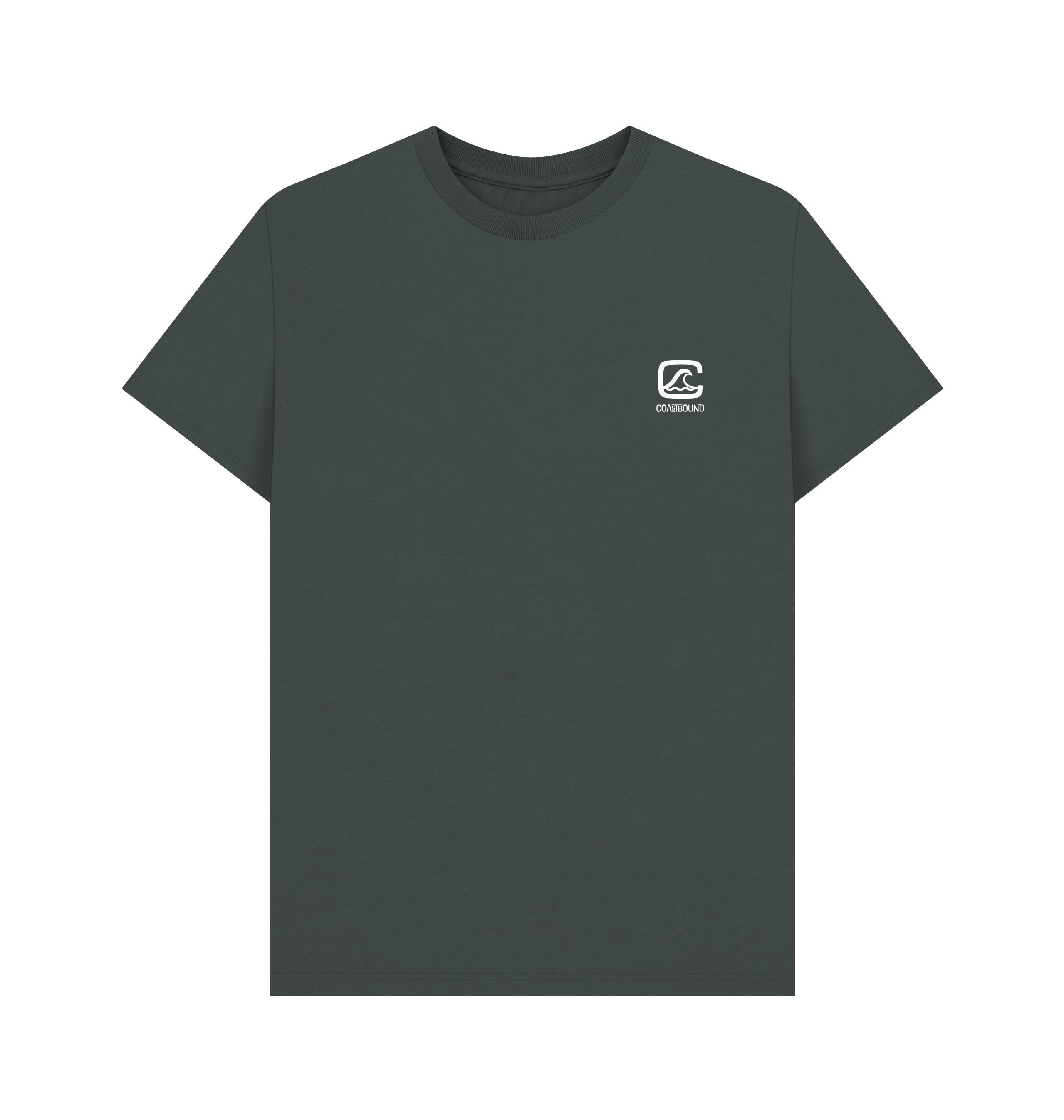 Dark Grey Printed T-shirt Front