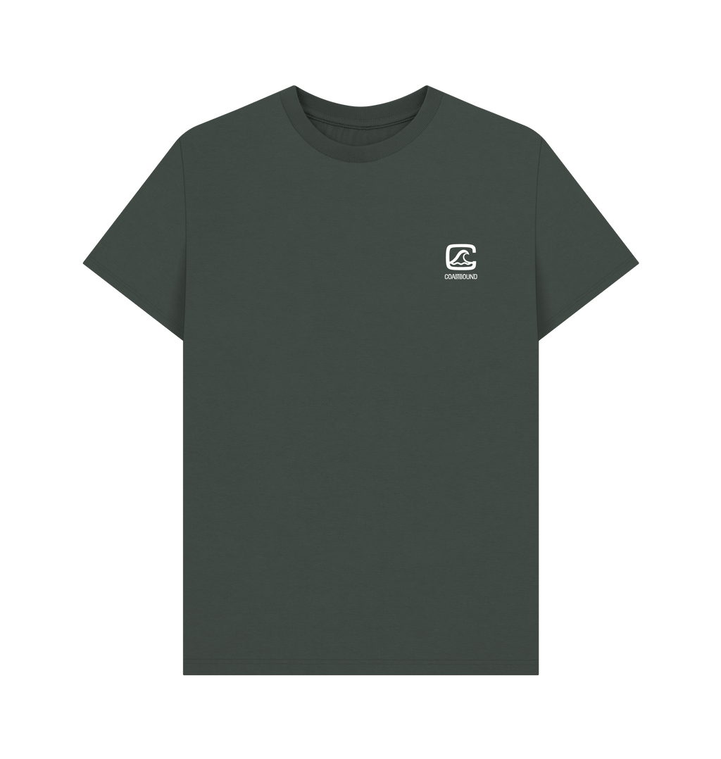 Dark Grey Printed T-shirt Front
