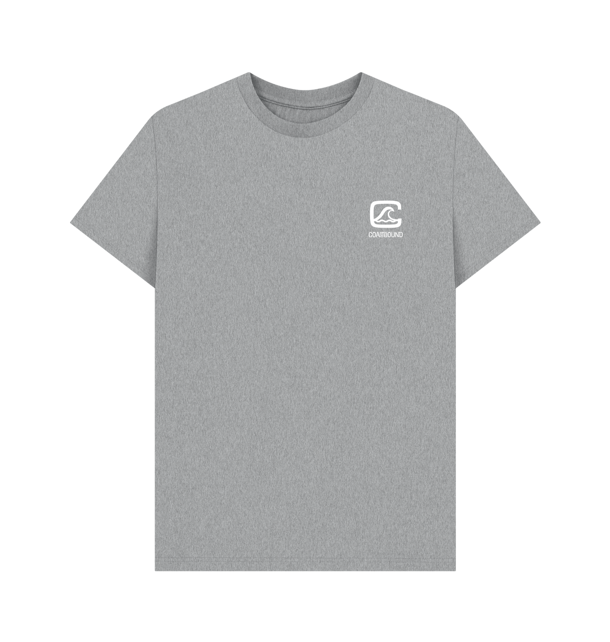 Athletic Grey Printed T-shirt Front