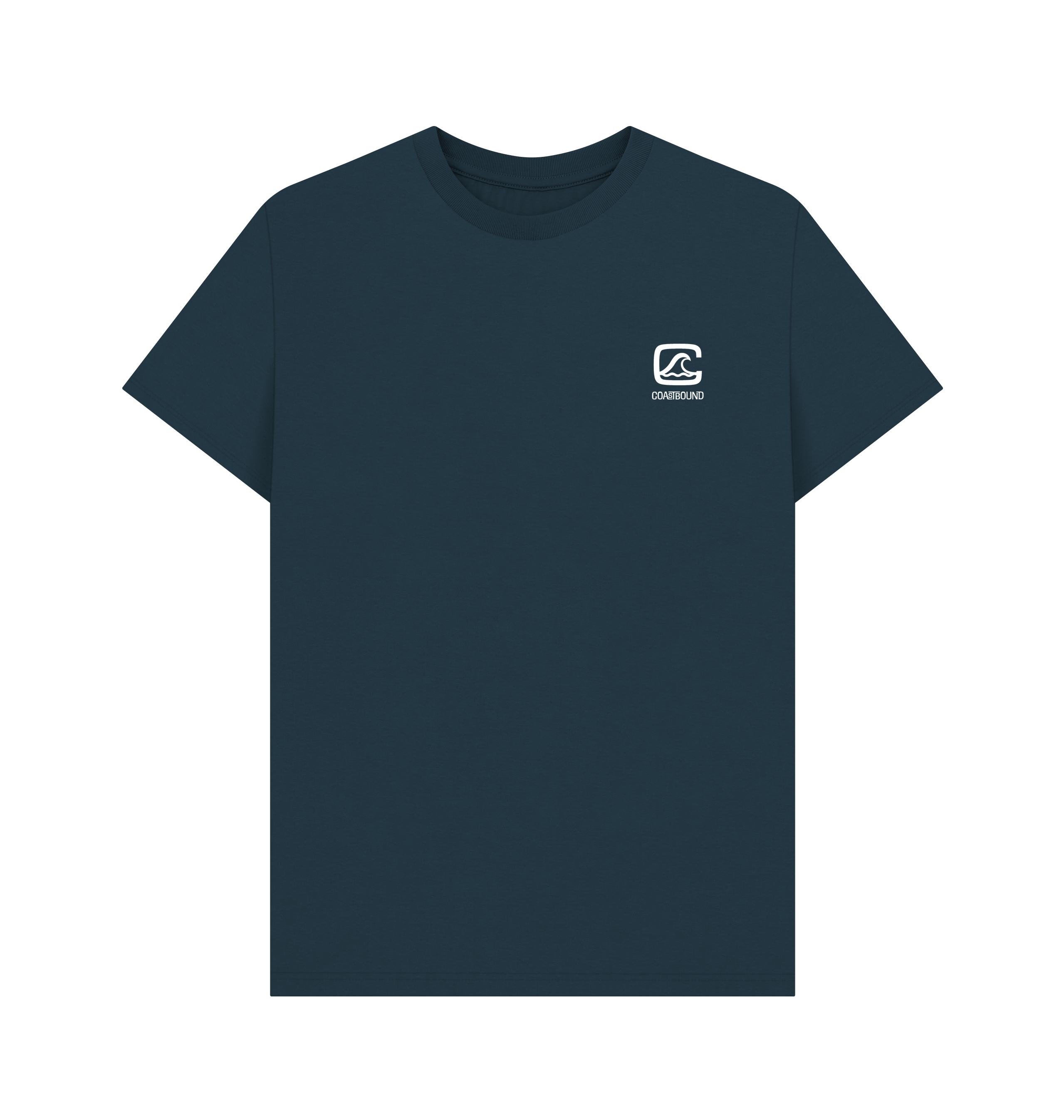 Denim Blue Printed T-shirt Front