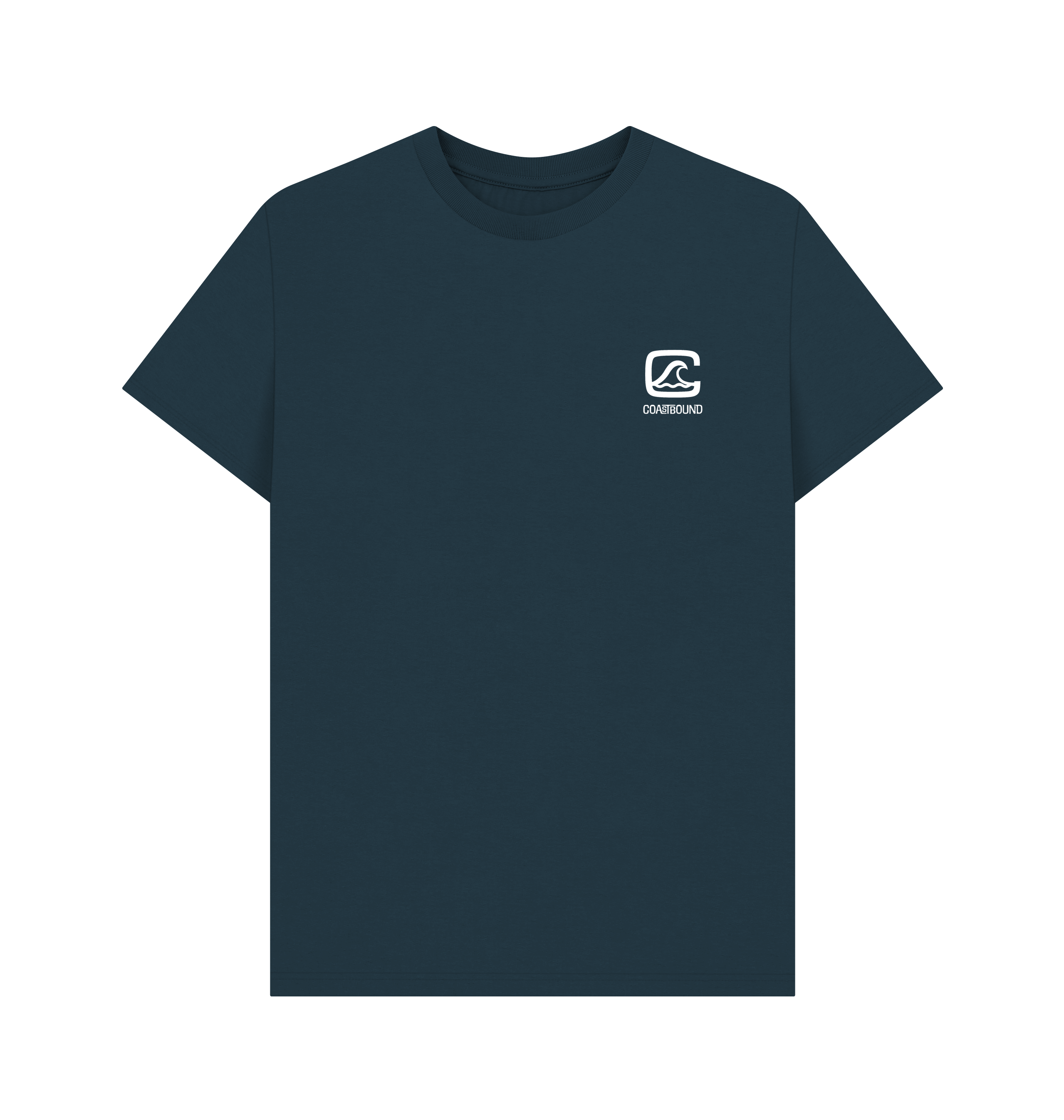 Denim Blue Printed T-shirt Front