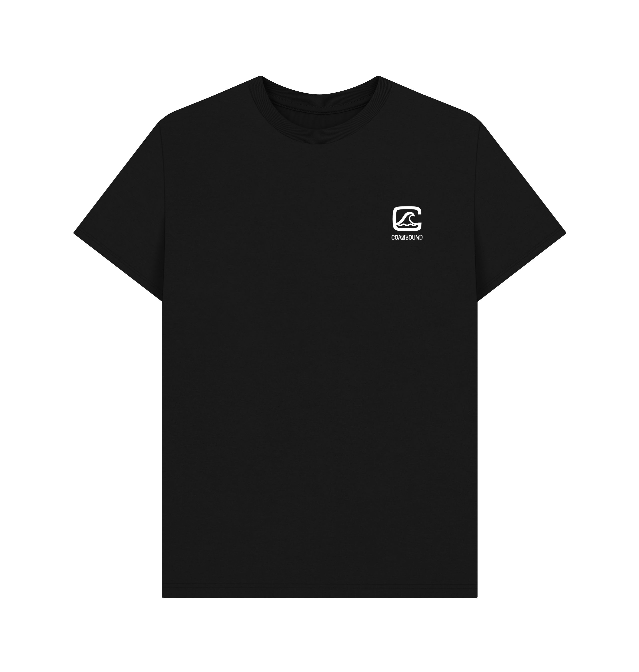 Black Printed T-shirt Front