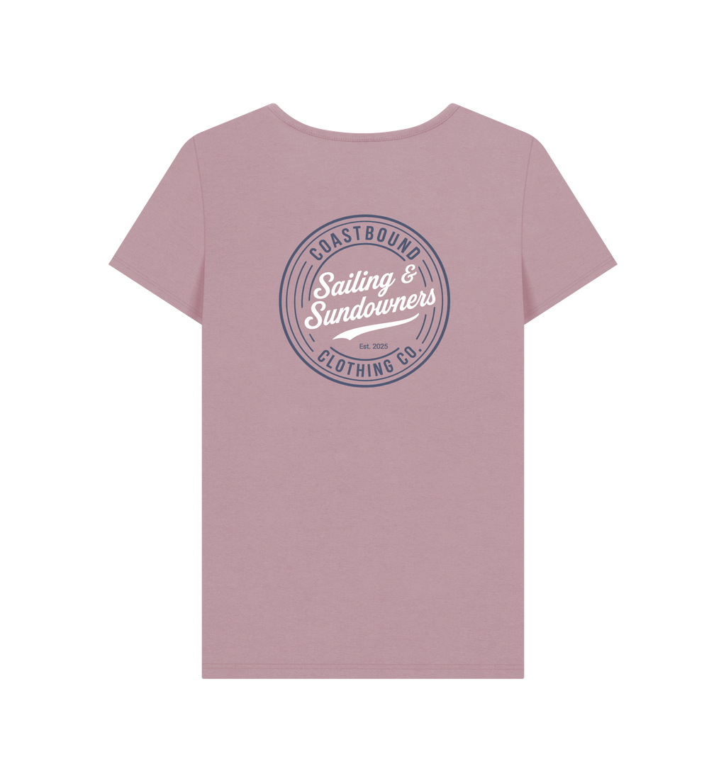 Mauve Printed T-shirt Back