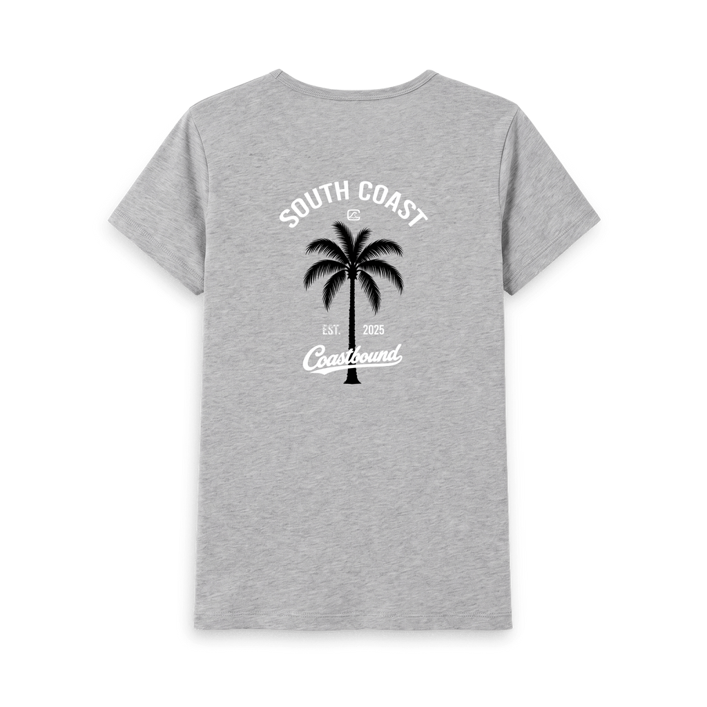 Athletic Grey Printed T-shirt Back