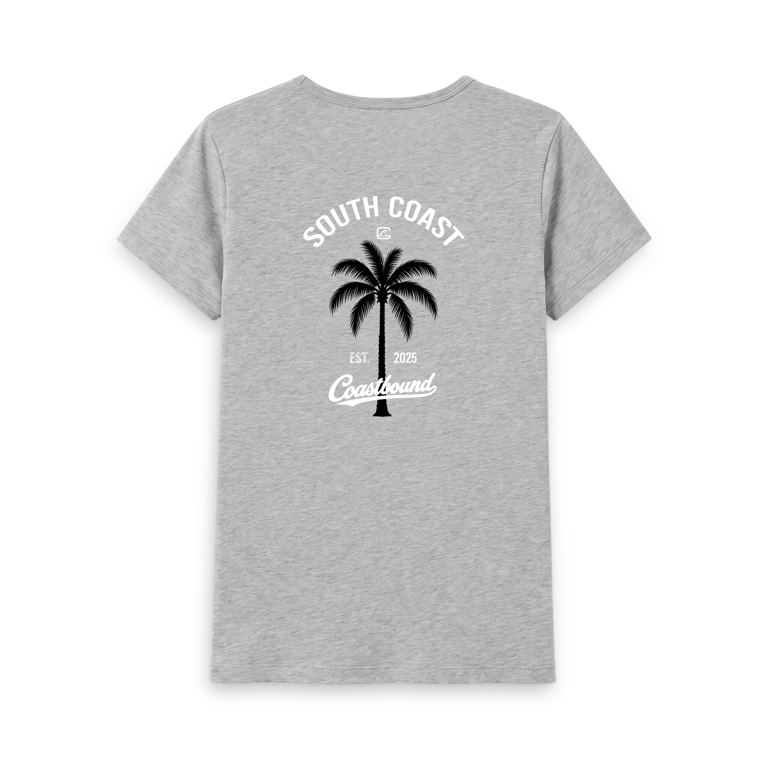 Athletic Grey Printed T-shirt Back