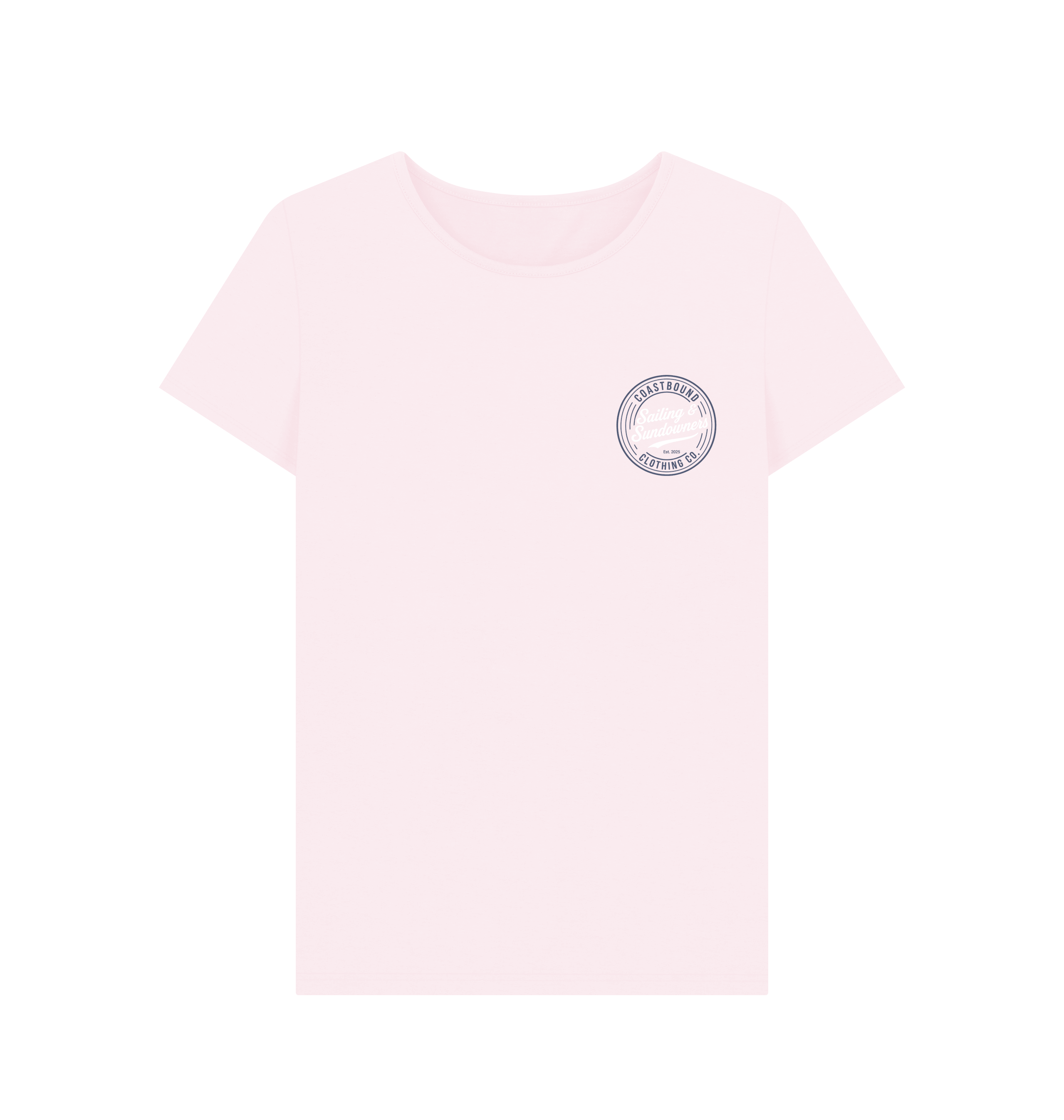 Pink Printed T-shirt Front