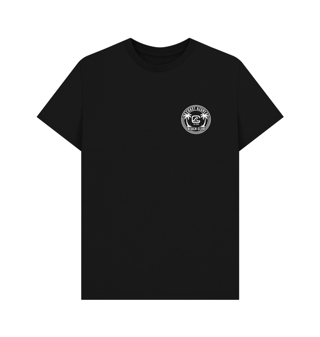 Black Printed T-shirt Front