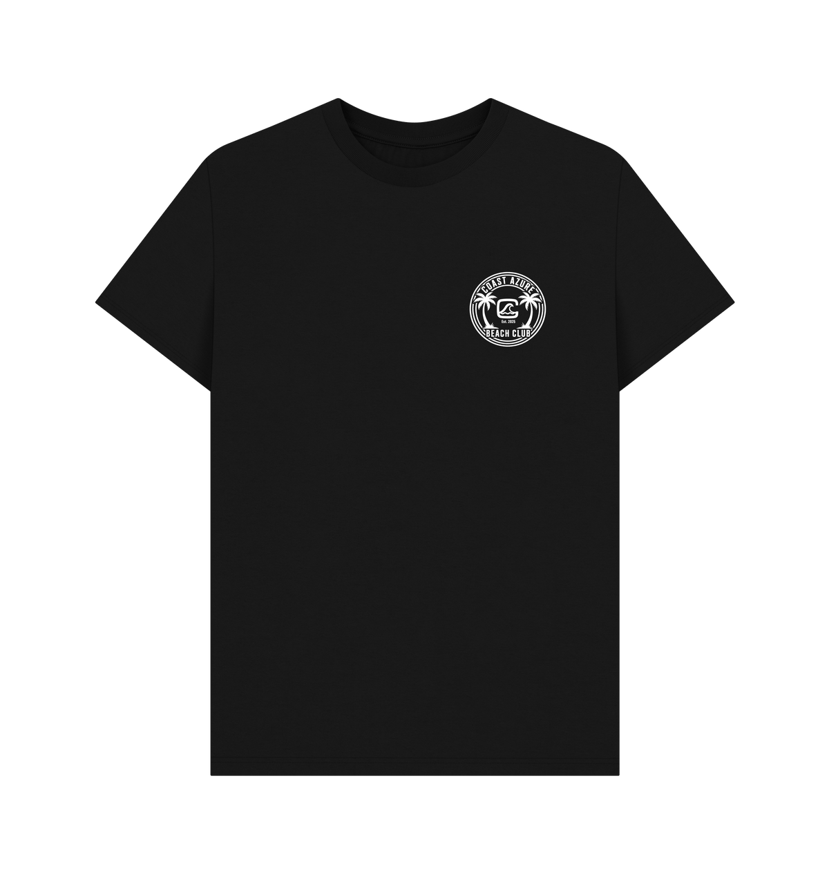 Black Printed T-shirt Front