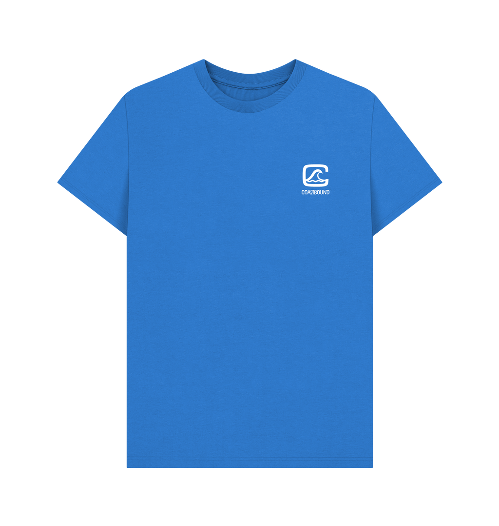 Bright Blue Printed T-shirt Front