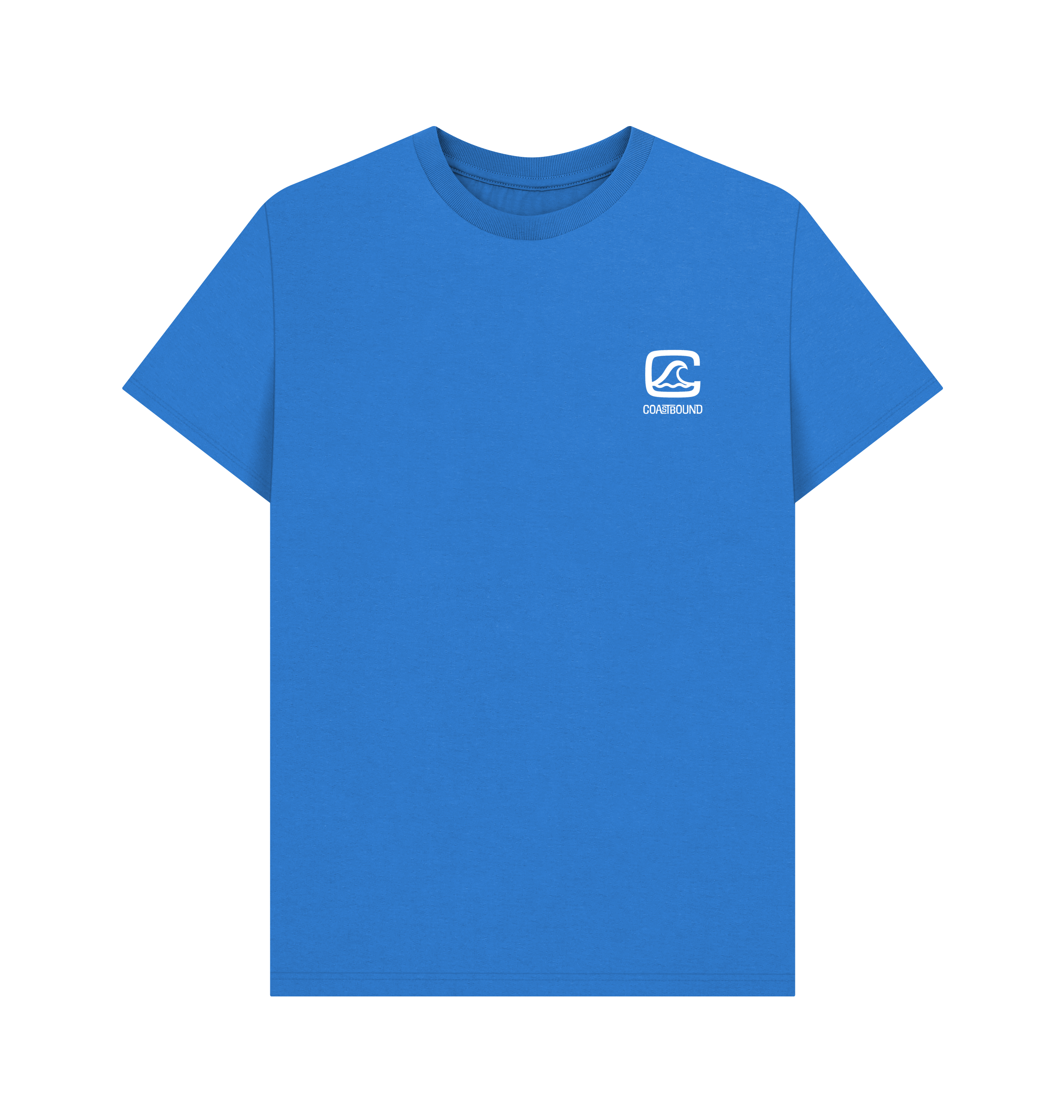 Bright Blue Printed T-shirt Front
