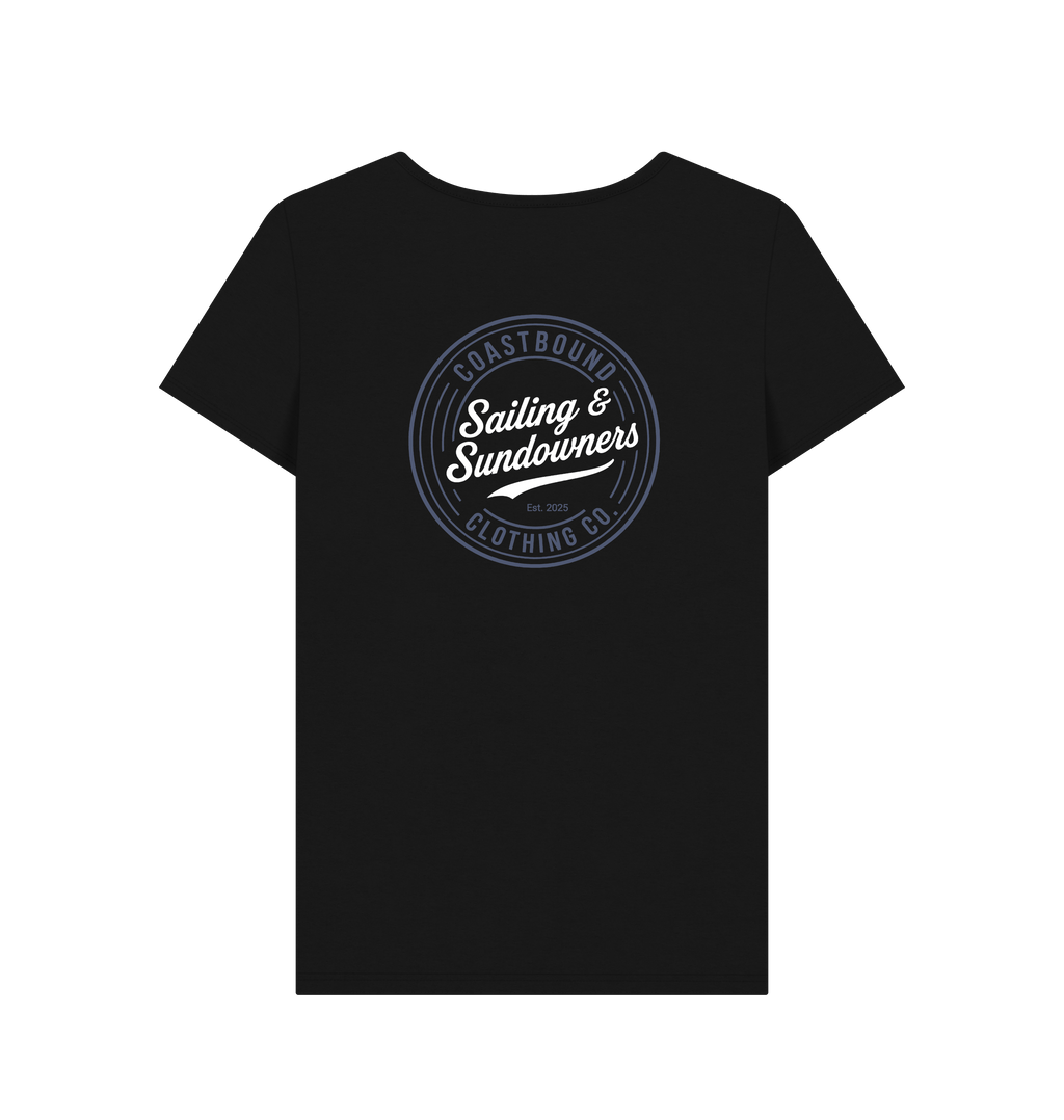 Black Printed T-shirt Back