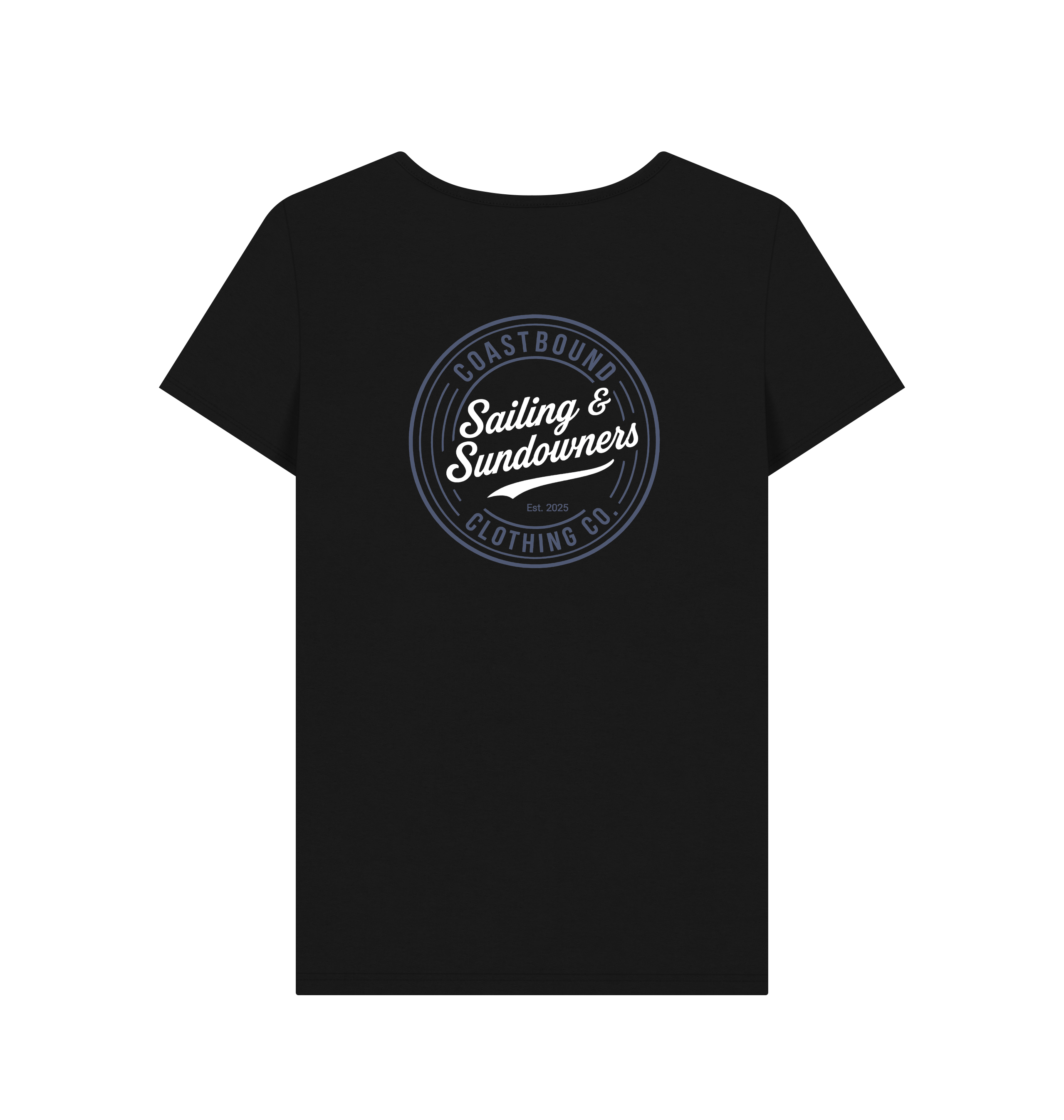 Black Printed T-shirt Back
