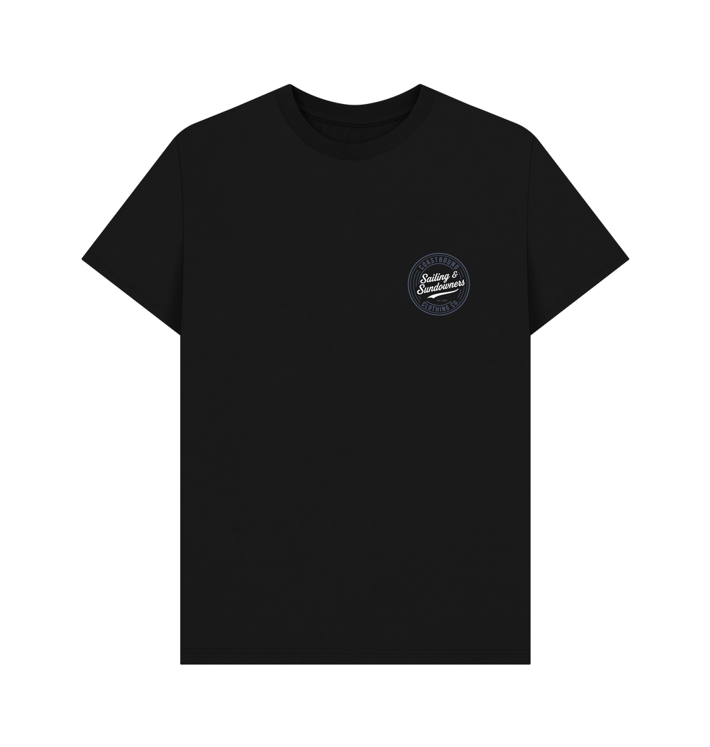 Black Printed T-shirt Front