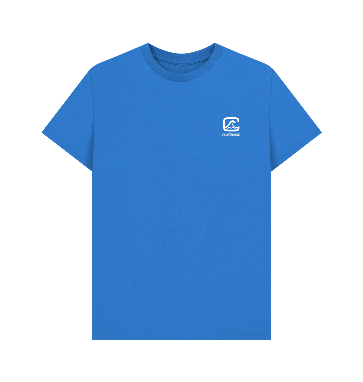 Bright Blue Printed T-shirt Front