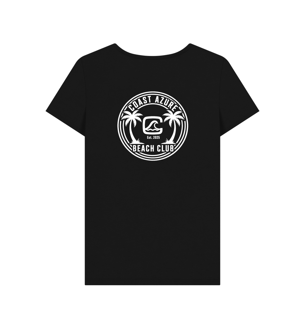 Black Printed T-shirt Back