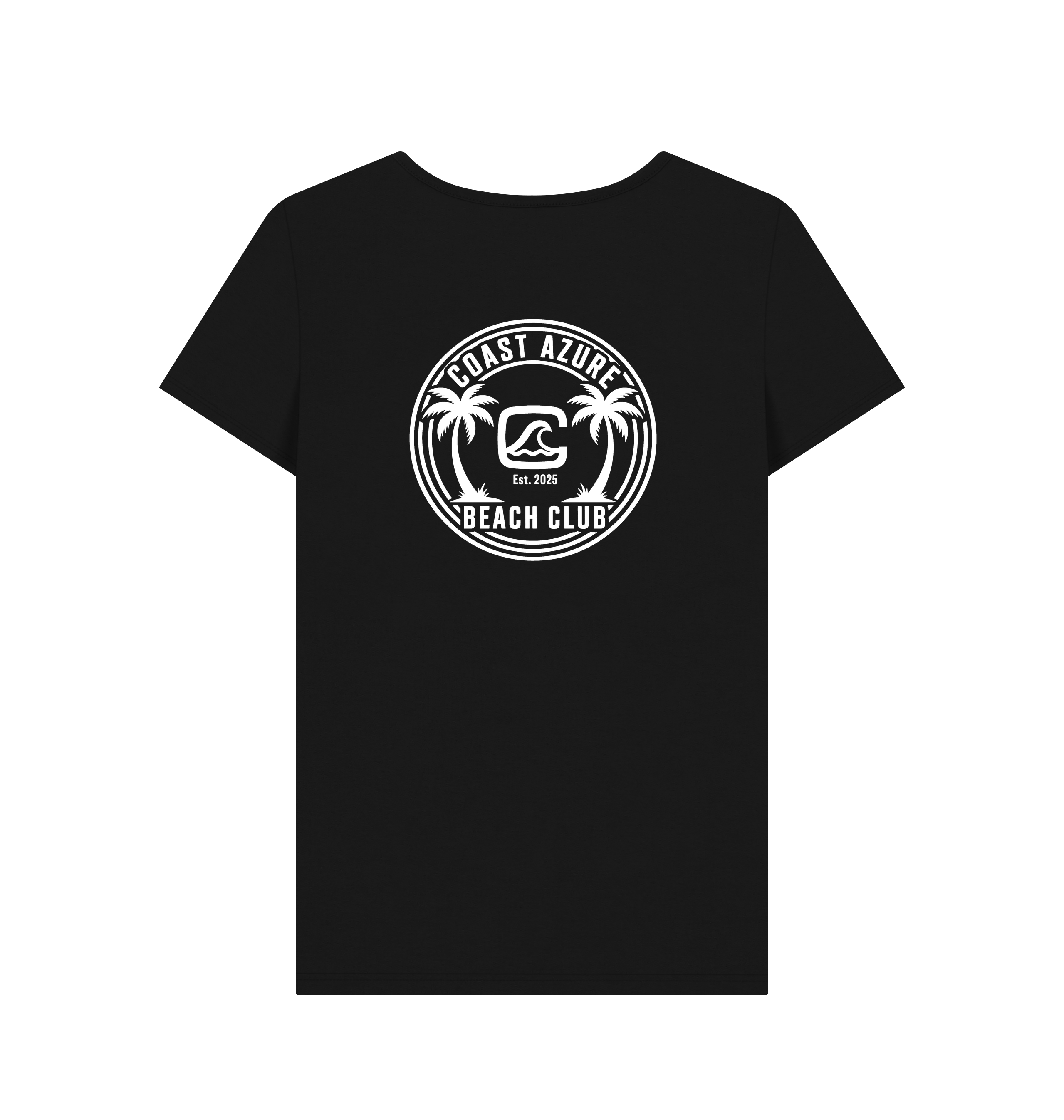 Black Printed T-shirt Back