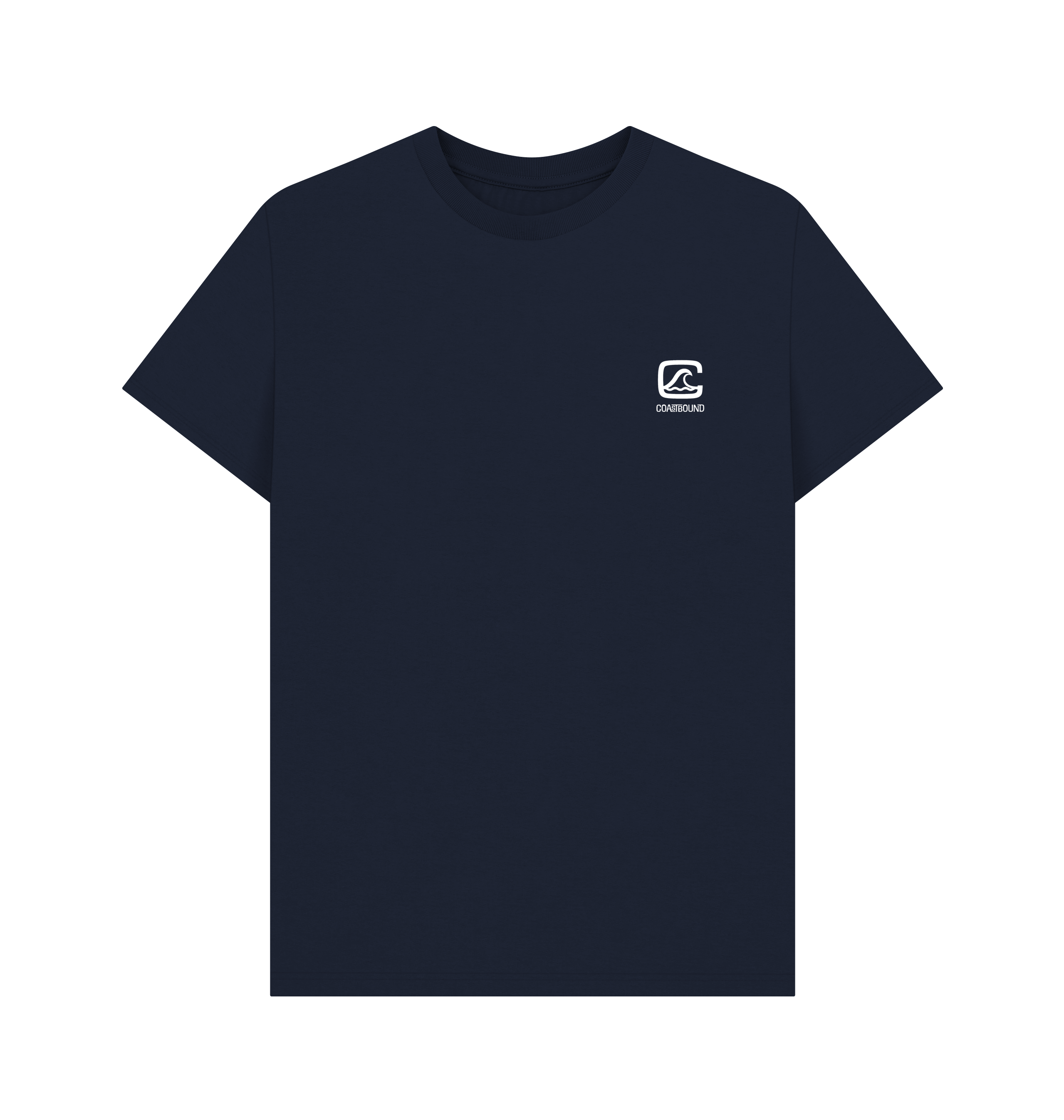 Navy Blue Printed T-shirt Front