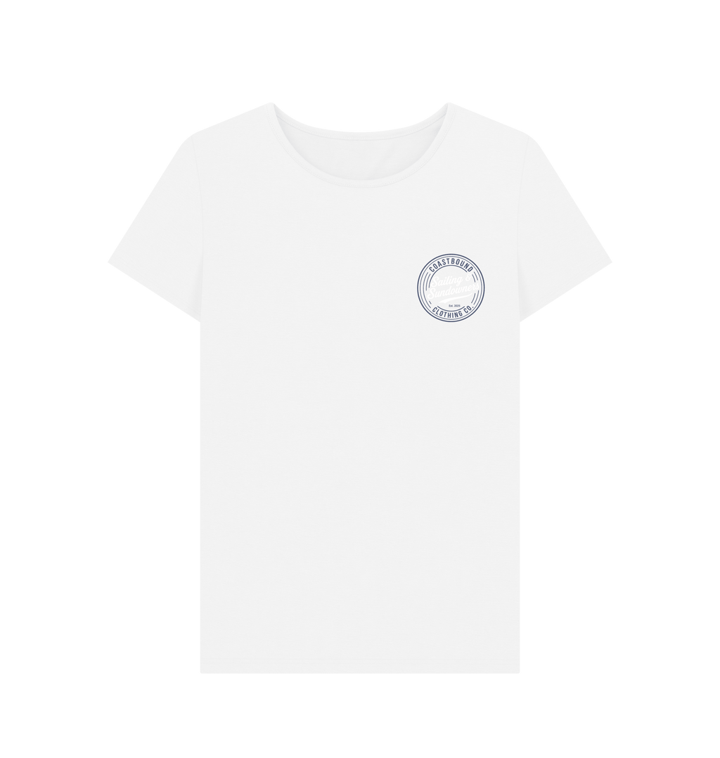 White Printed T-shirt Front