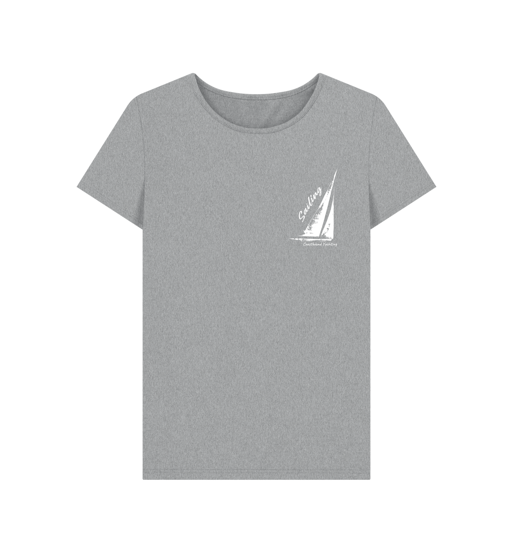 Athletic Grey Printed T-shirt Front
