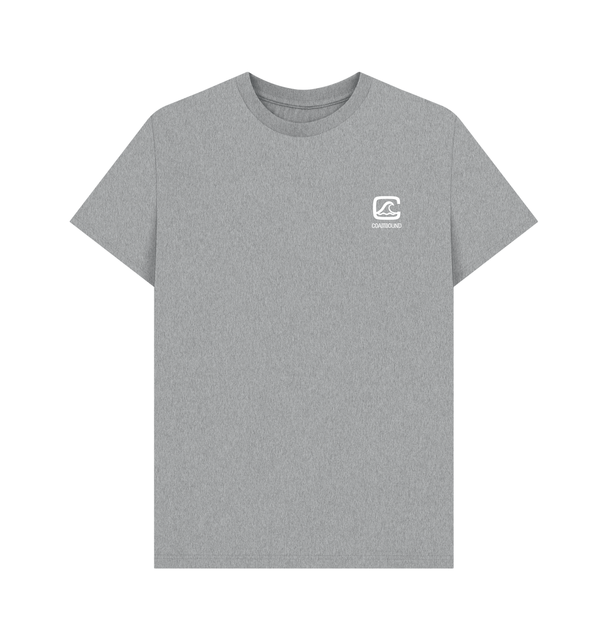 Athletic Grey Printed T-shirt Front