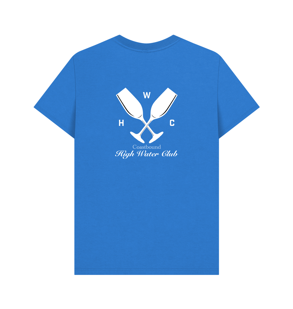 Bright Blue Printed T-shirt Back