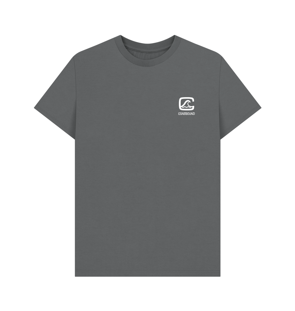 Slate Grey Printed T-shirt Front