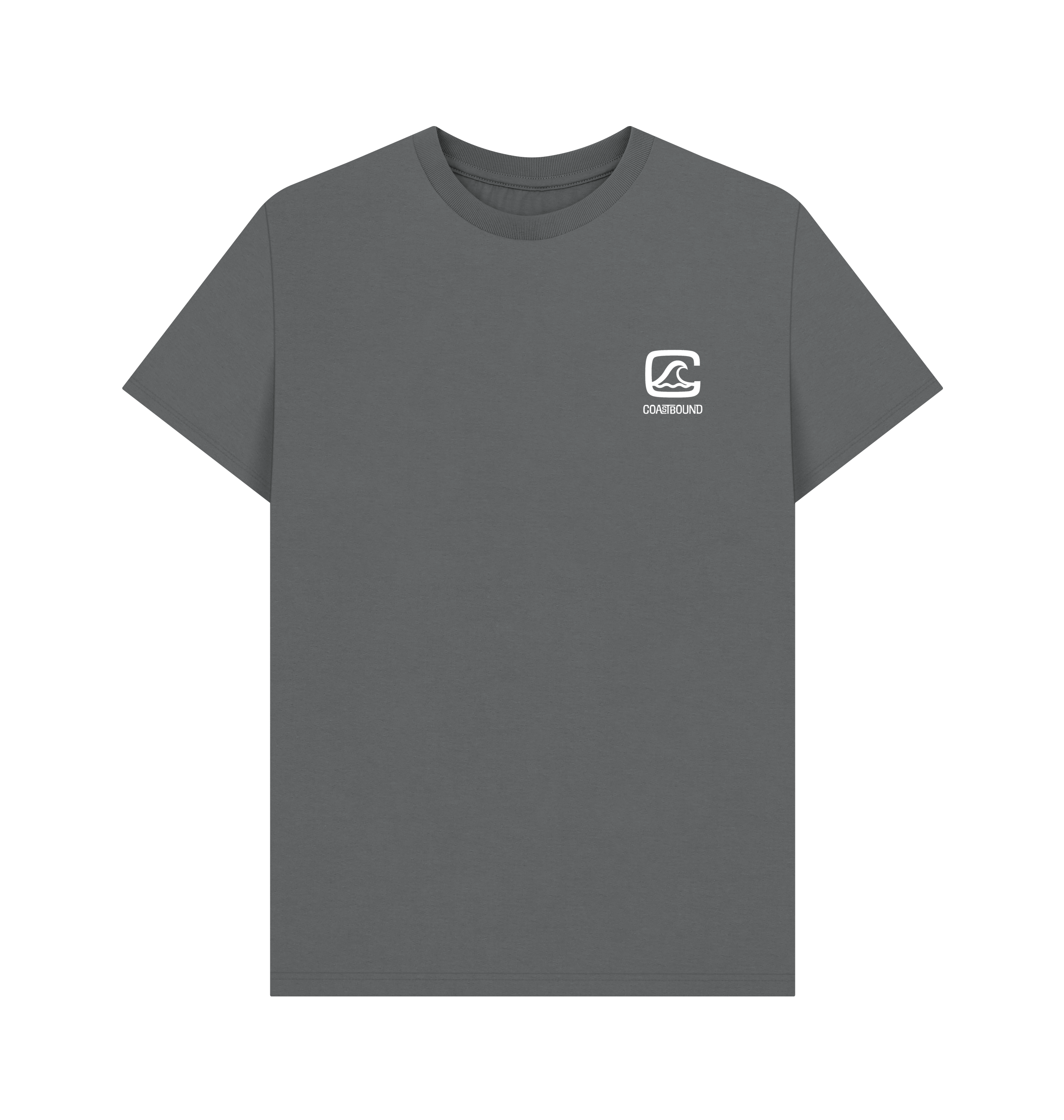 Slate Grey Printed T-shirt Front