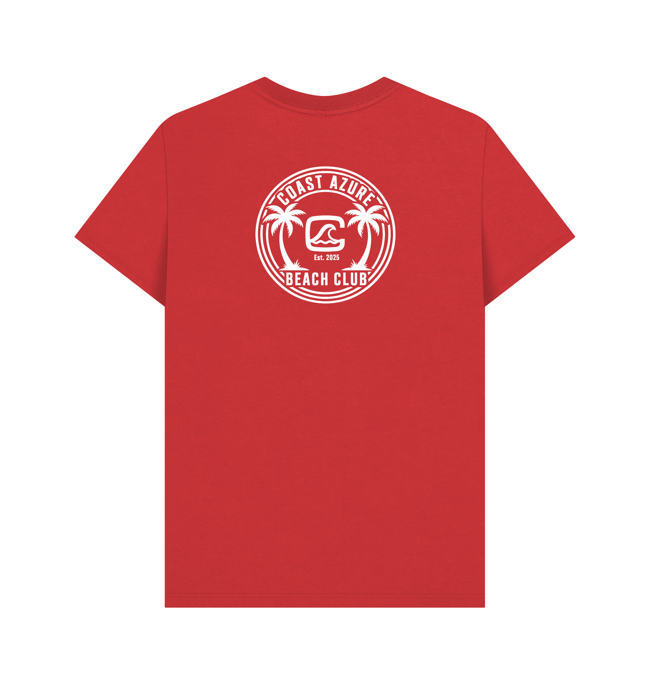 Red Printed T-shirt Back