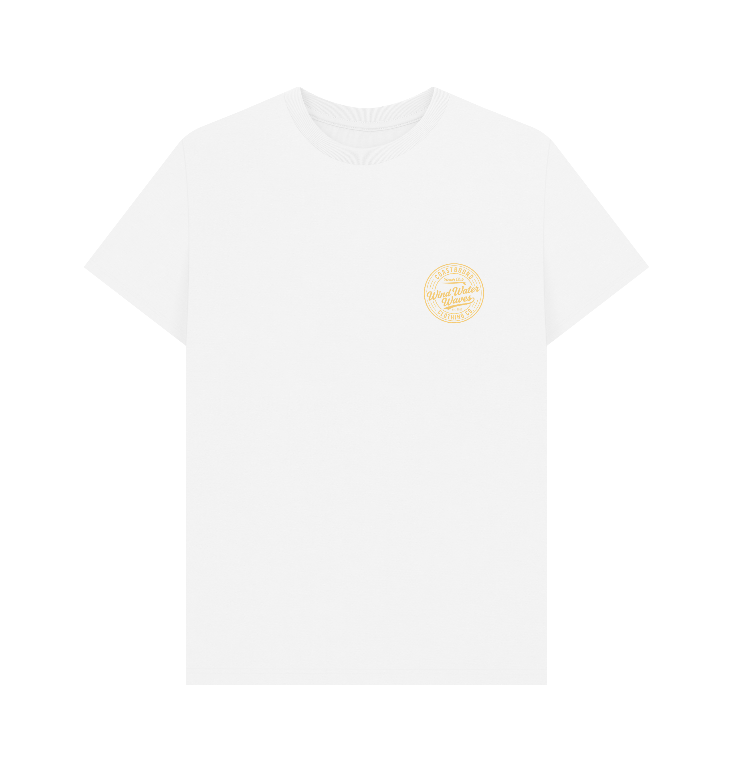 White Printed T-shirt Front